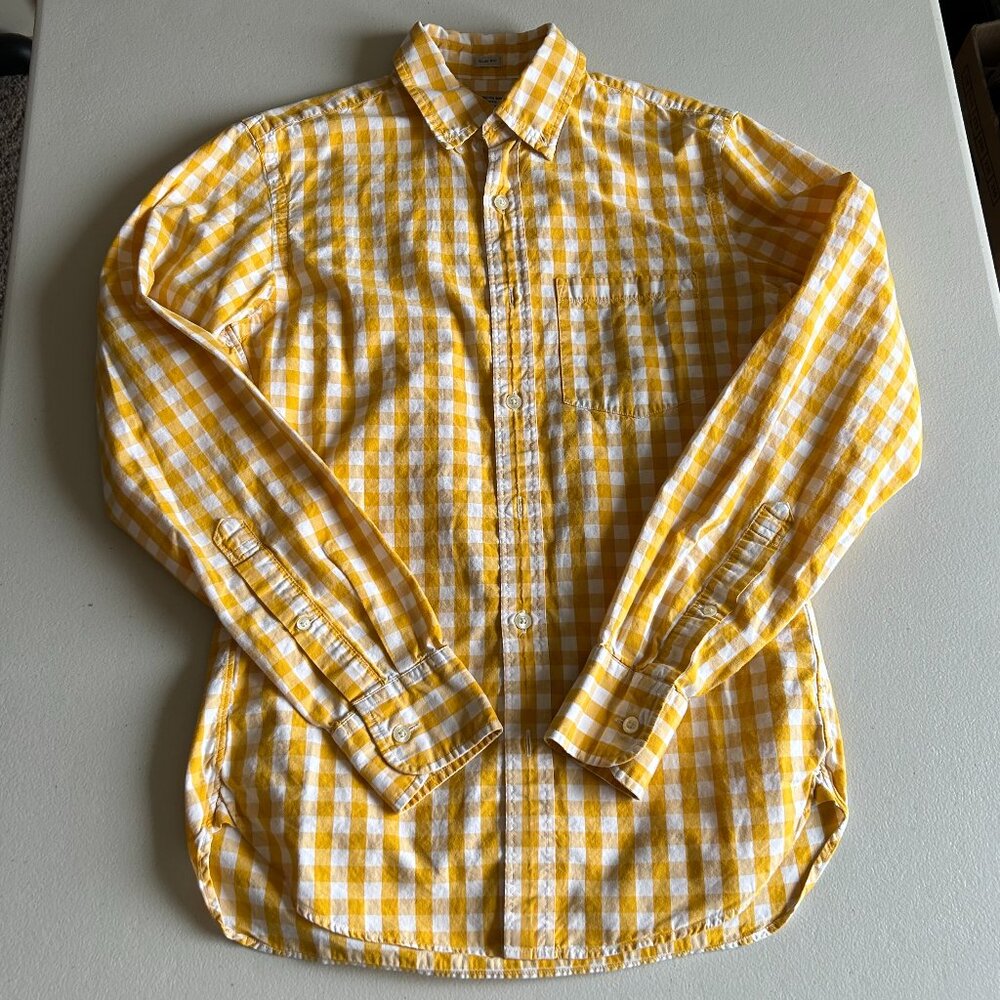 J. Crew Gingham Blouse Shirt